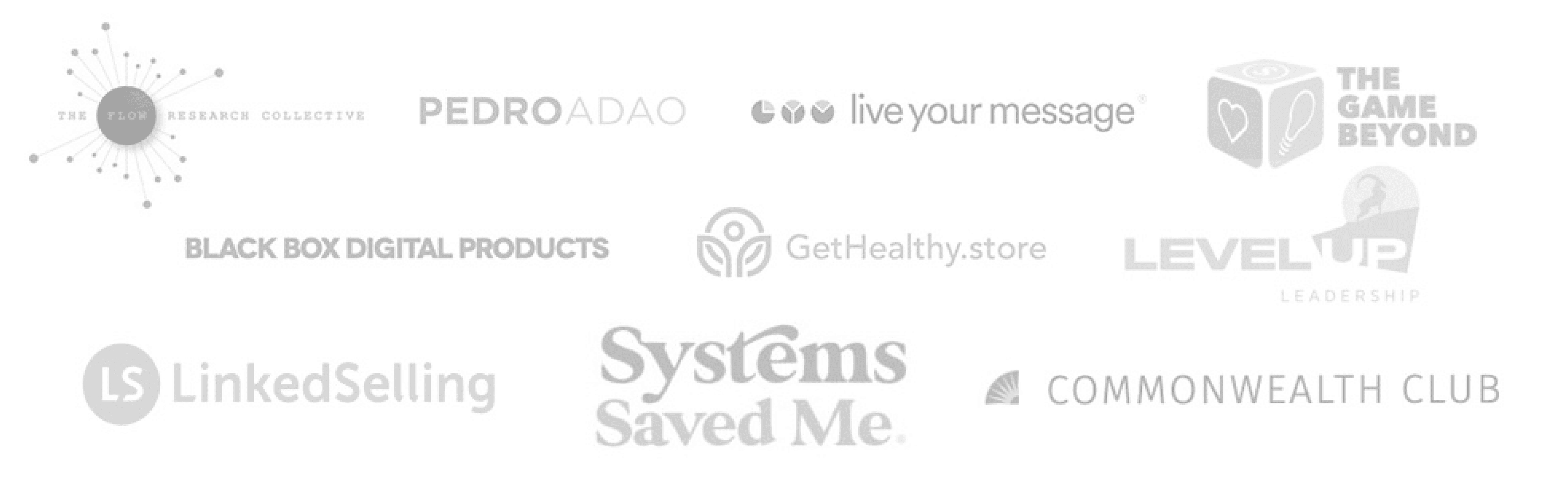 The Flow Research Collective, Pedro Adao, Live Your Message, and more